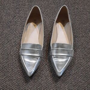 a.n.a Metallic Silver Flats